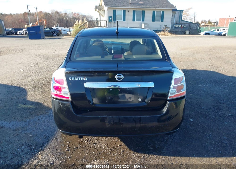 2010 NISSAN SENTRA 2.0S VIN: 3N1AB6AP0AL709516