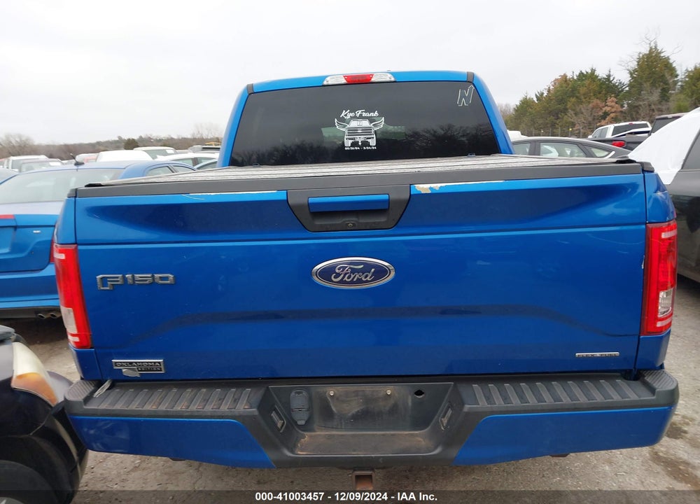 2016 FORD F-150 XLT VIN: 1FTEW1EF4GKD38409
