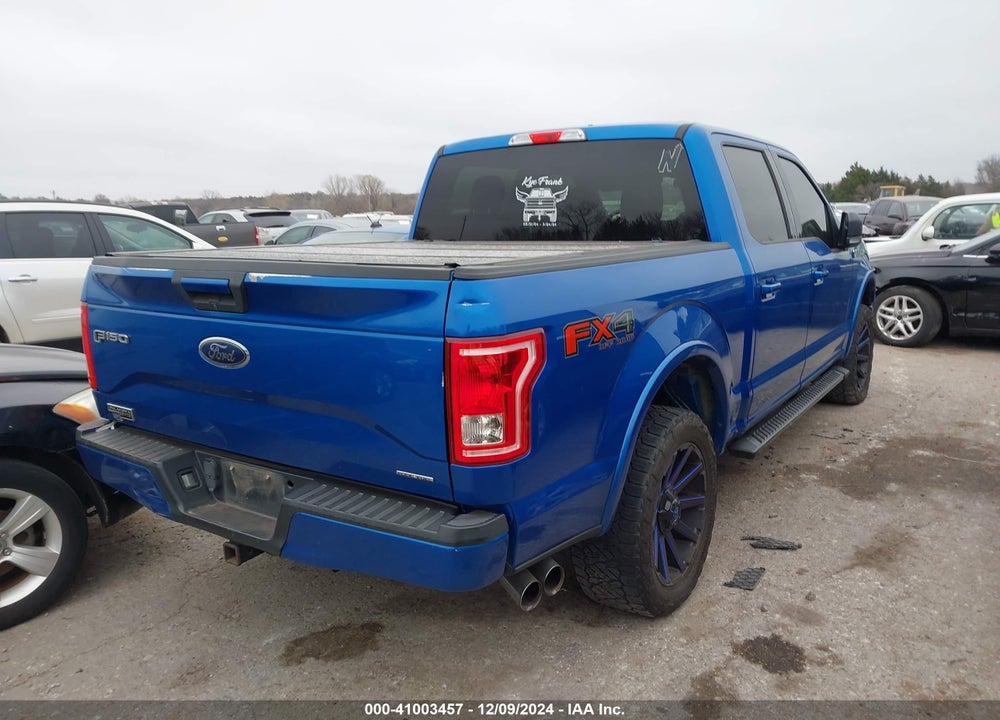 2016 FORD F-150 XLT VIN: 1FTEW1EF4GKD38409