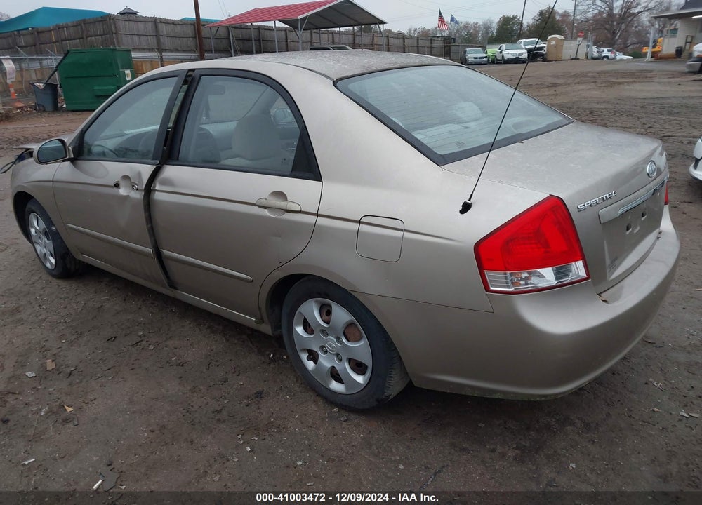 2008 KIA SPECTRA EX VIN: KNAFE121185548866