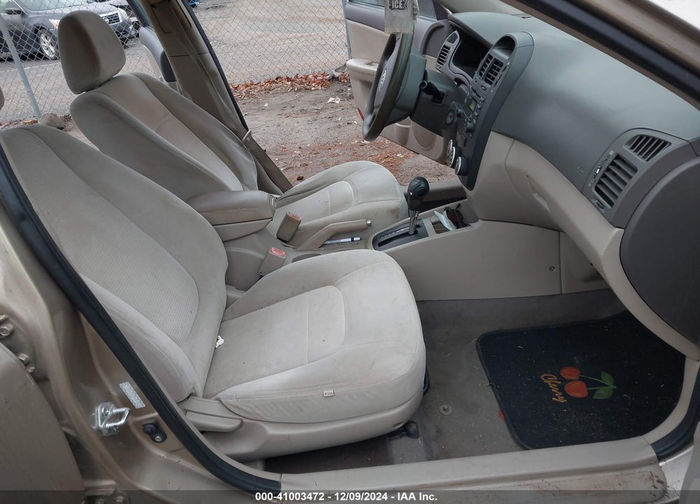 2008 KIA SPECTRA EX VIN: KNAFE121185548866