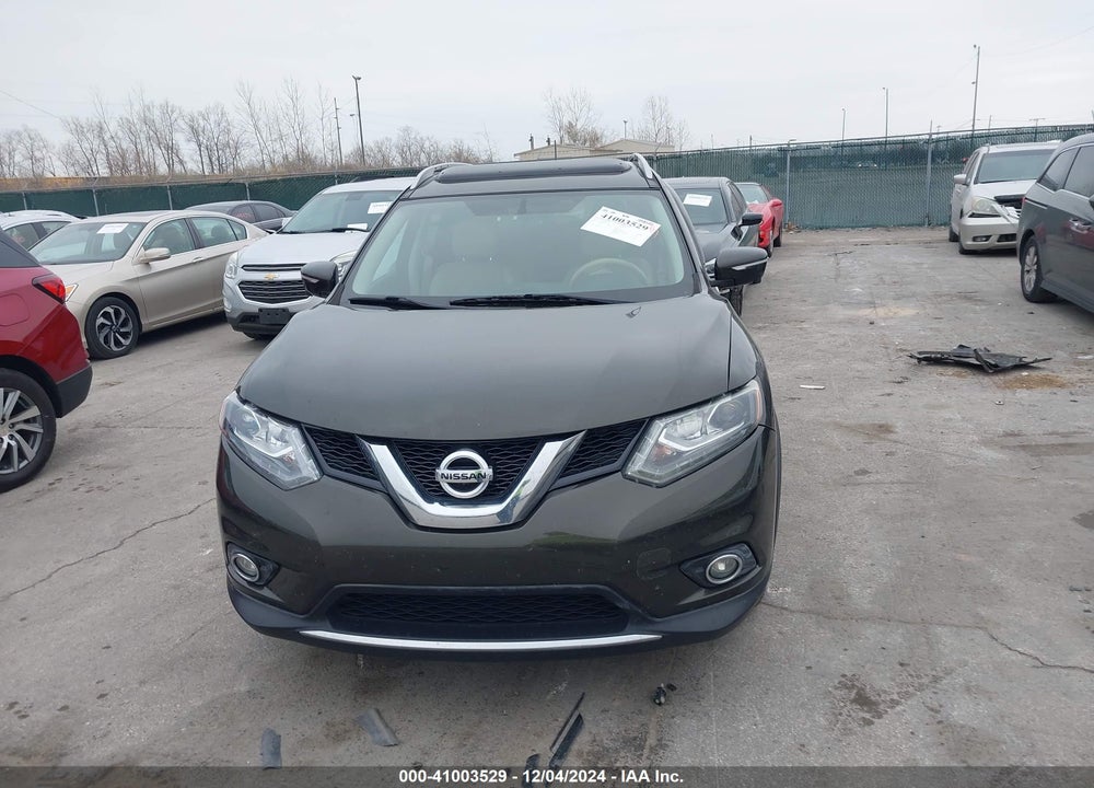 2015 NISSAN ROGUE SL VIN: 5N1AT2MV7FC914777