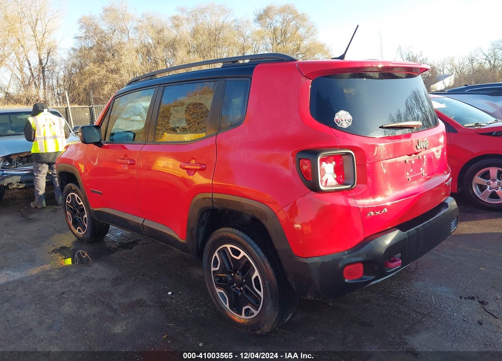 2017 JEEP RENEGADE TRAILHAWK 4X4 VIN: ZACCJBCB2HPE81586