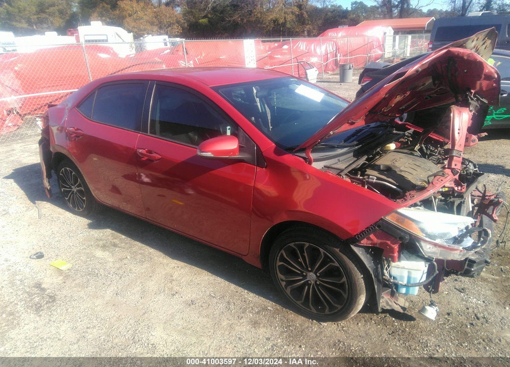 2016 TOYOTA COROLLA S PLUS VIN: 2T1BURHE7GC553889