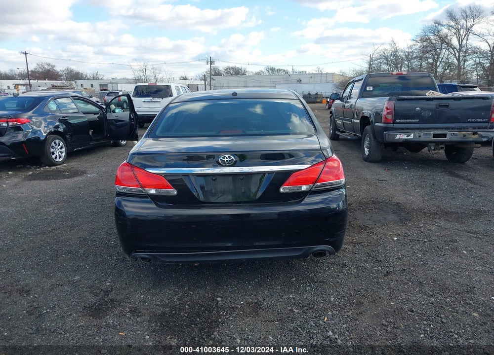 2011 TOYOTA AVALON LIMITED VIN: 4T1BK3DB0BU406724