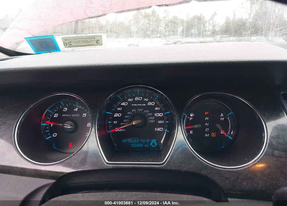 2012 FORD TAURUS LIMITED VIN: 1FAHP2JW2CG121398