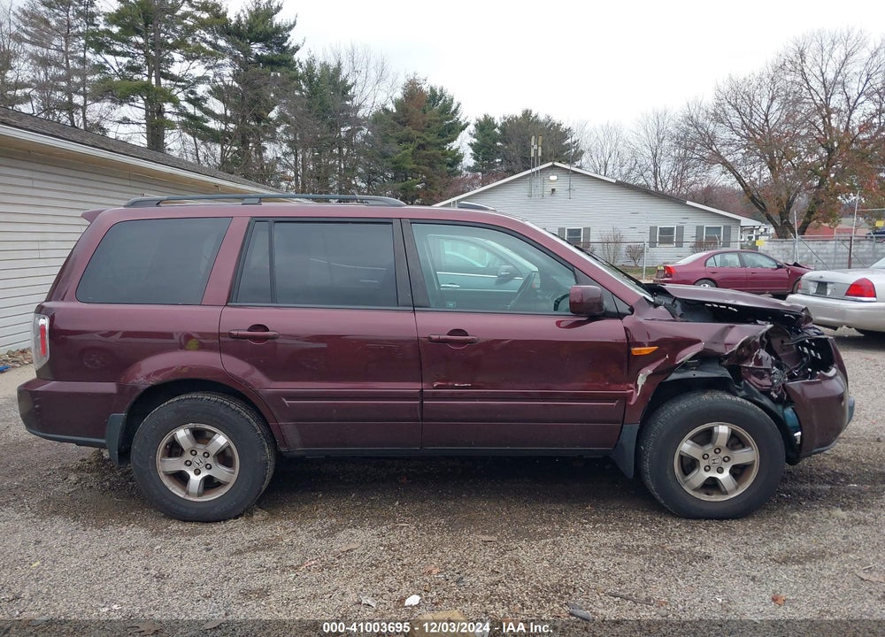 2007 HONDA PILOT EX-L VIN: 2HKYF18547H518777