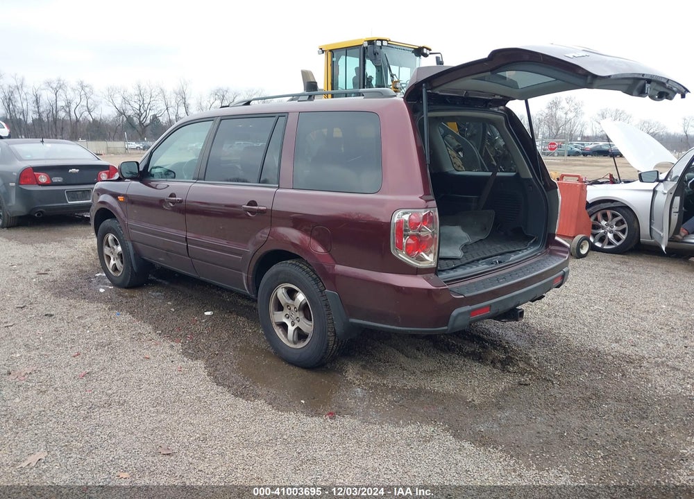 2007 HONDA PILOT EX-L VIN: 2HKYF18547H518777