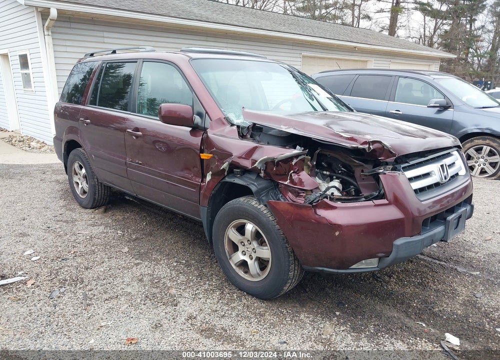 2007 HONDA PILOT EX-L VIN: 2HKYF18547H518777