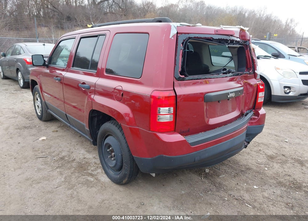 2015 JEEP PATRIOT SPORT VIN: 1C4NJPBA8FD349023