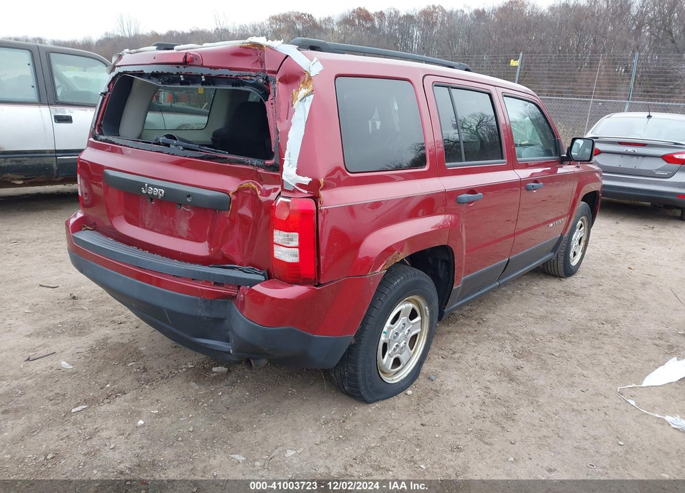 2015 JEEP PATRIOT SPORT VIN: 1C4NJPBA8FD349023