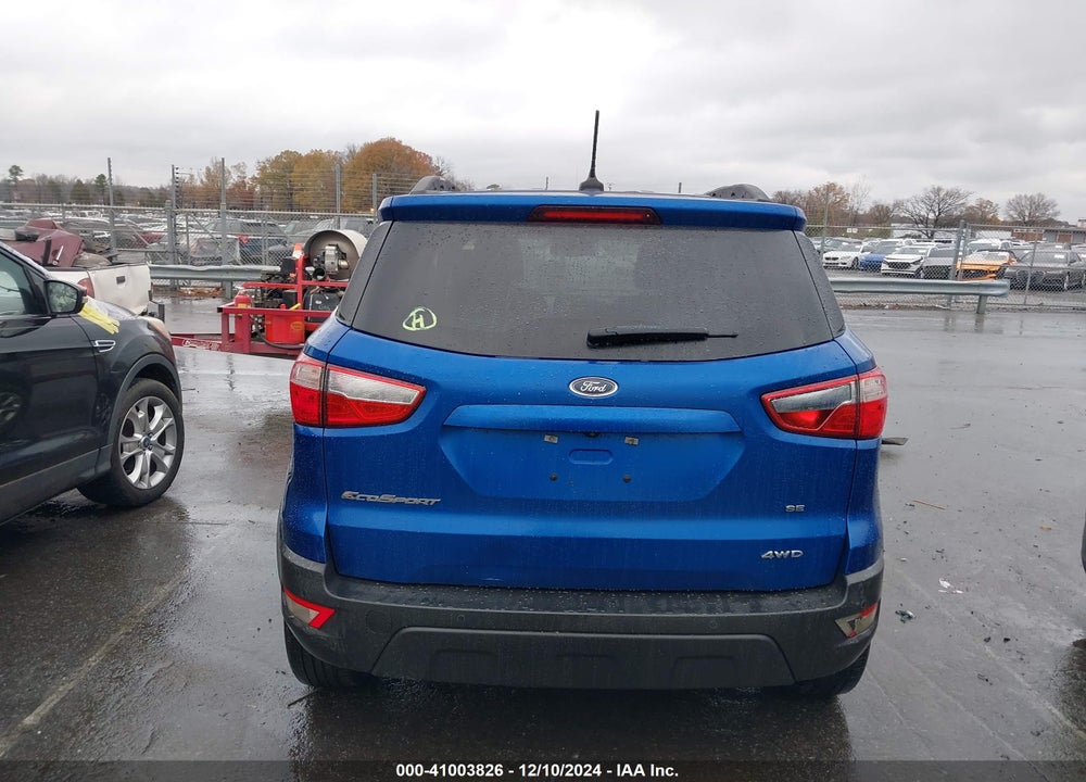 2018 FORD ECOSPORT SE VIN: MAJ6P1UL4JC230579
