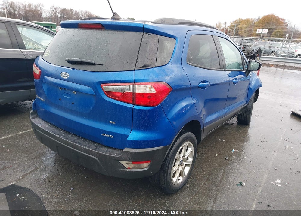 2018 FORD ECOSPORT SE VIN: MAJ6P1UL4JC230579