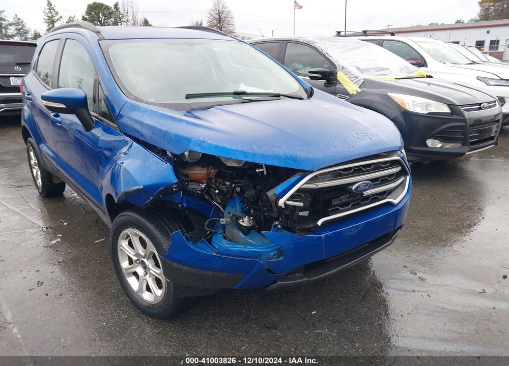 2018 FORD ECOSPORT SE VIN: MAJ6P1UL4JC230579