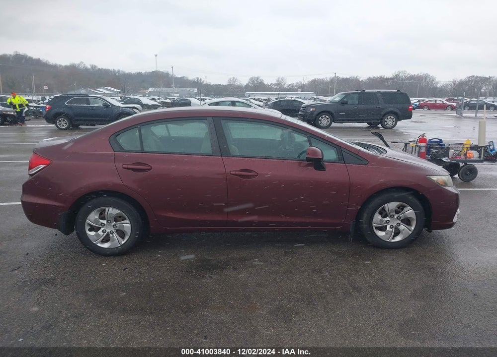 2013 HONDA CIVIC VIN: 19XFB2F57DE029267
