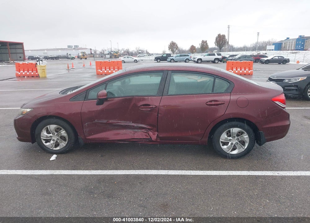 2013 HONDA CIVIC VIN: 19XFB2F57DE029267