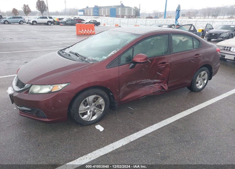 2013 HONDA CIVIC VIN: 19XFB2F57DE029267