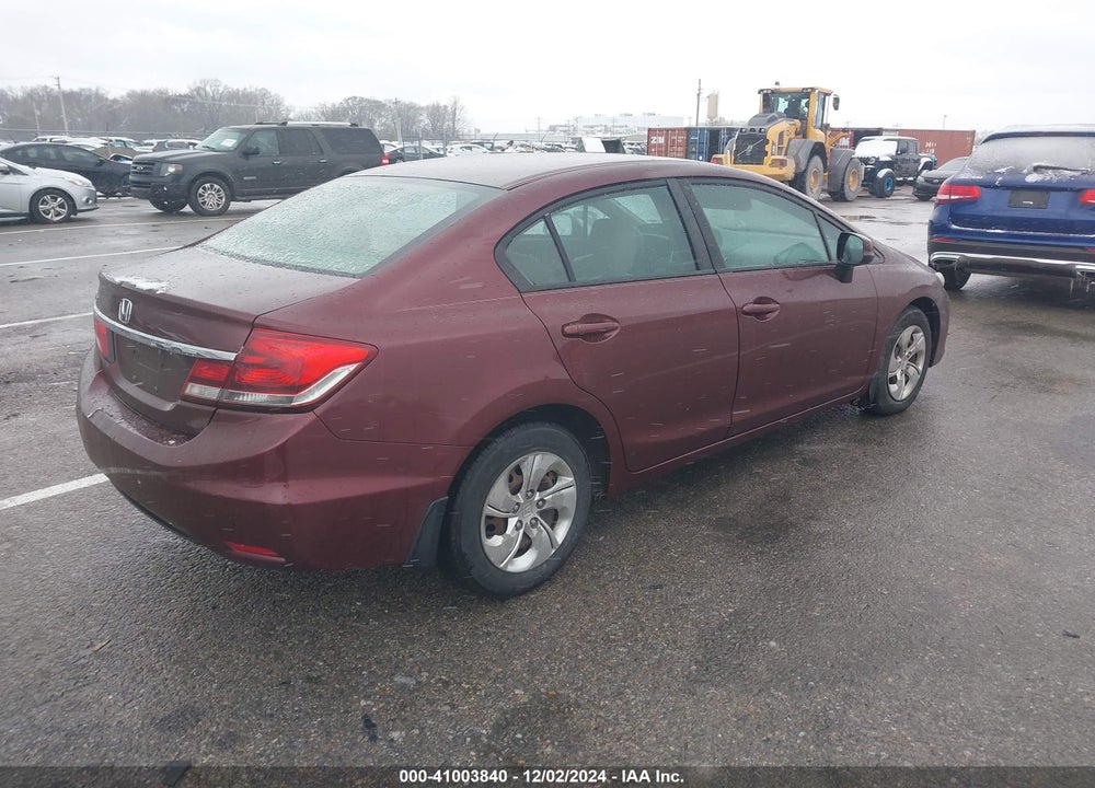 2013 HONDA CIVIC VIN: 19XFB2F57DE029267