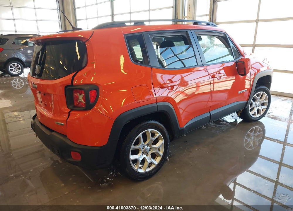 2016 JEEP RENEGADE LATITUDE VIN: ZACCJBBT5GPE09581