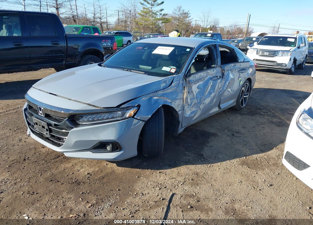 2021 HONDA ACCORD SPORT VIN: 1HGCV1F32MA022217