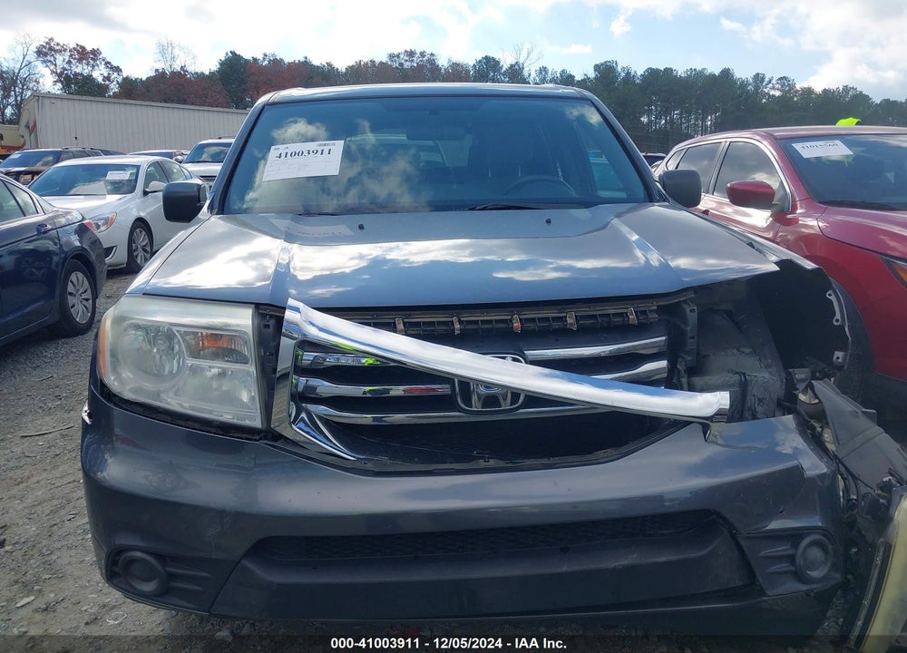 2013 HONDA PILOT LX VIN: 5FNYF3H20DB006431