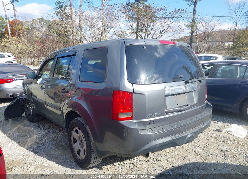 2013 HONDA PILOT LX VIN: 5FNYF3H20DB006431