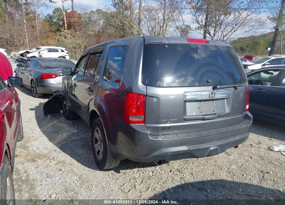 2013 HONDA PILOT LX VIN: 5FNYF3H20DB006431