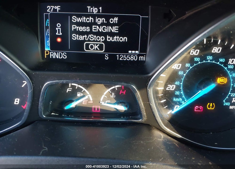 2013 FORD ESCAPE TITANIUM VIN: 1FMCU9J97DUC60070
