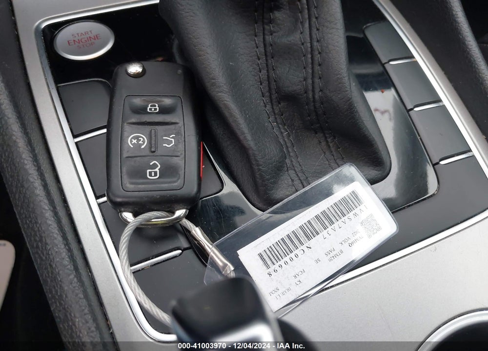 2022 VOLKSWAGEN PASSAT 2.0T SE VIN: 1VWSA7A37NC000698