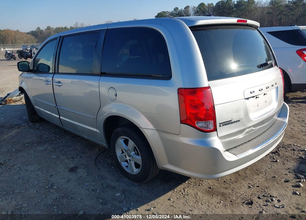 2011 DODGE GRAND CARAVAN MAINSTREET VIN: 2D4RN3DG6BR738530