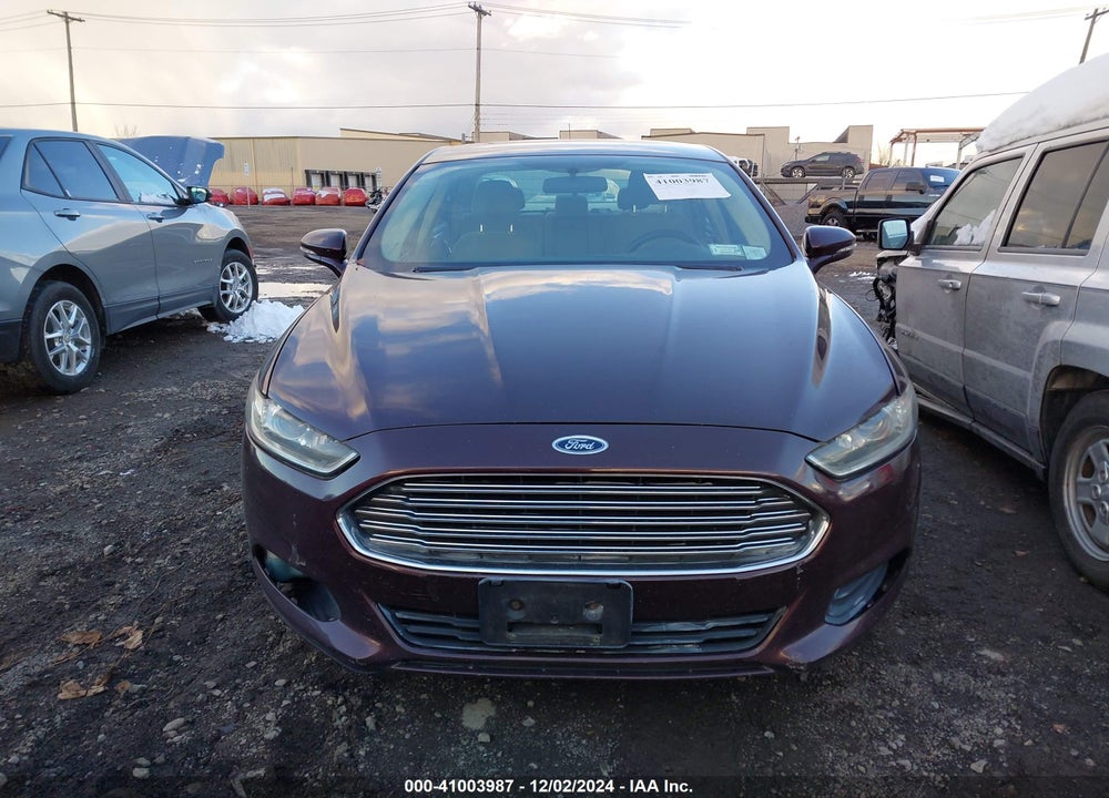 2013 FORD FUSION SE VIN: 3FA6P0H75DR293008
