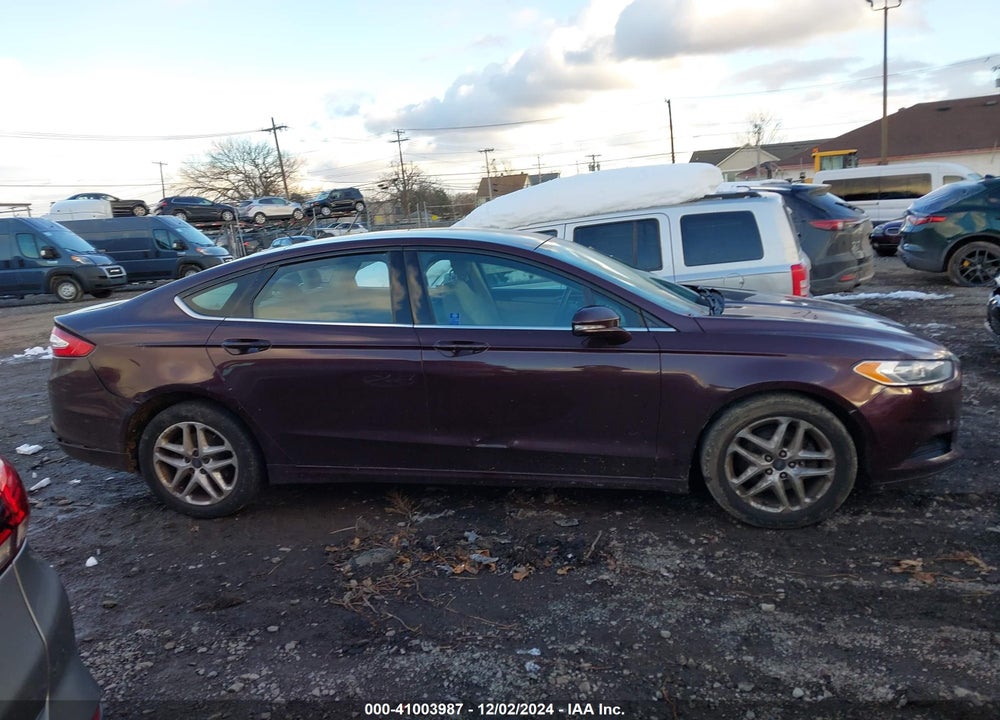 2013 FORD FUSION SE VIN: 3FA6P0H75DR293008