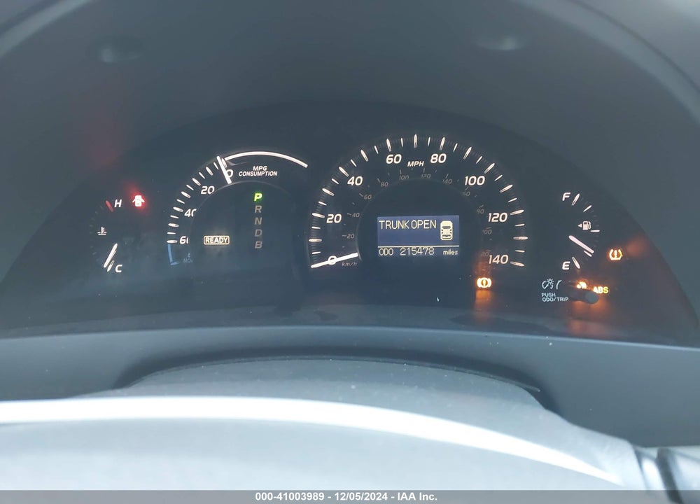 2007 TOYOTA CAMRY HYBRID VIN: JTNBB46K473019898