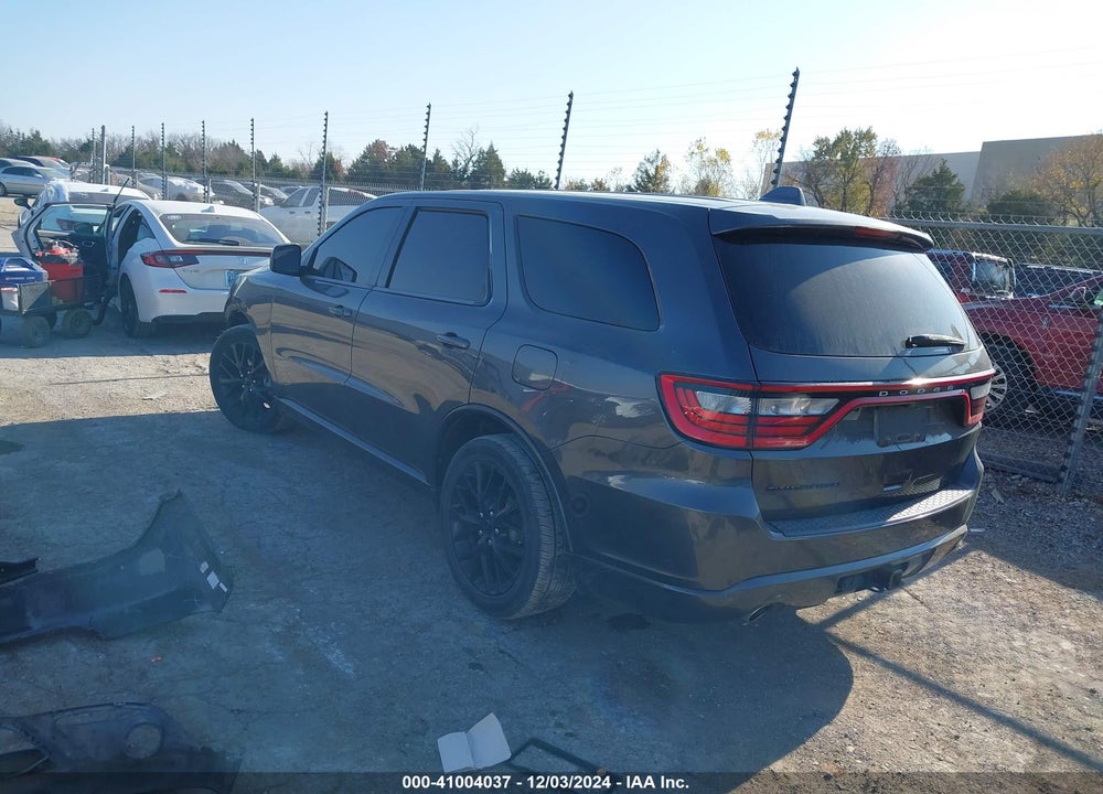 2016 DODGE DURANGO SXT VIN: 1C4RDHAG3GC502872