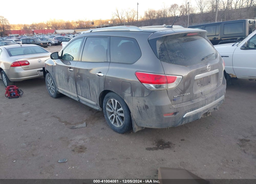 2013 NISSAN PATHFINDER SL VIN: 5N1AR2MM5DC604193