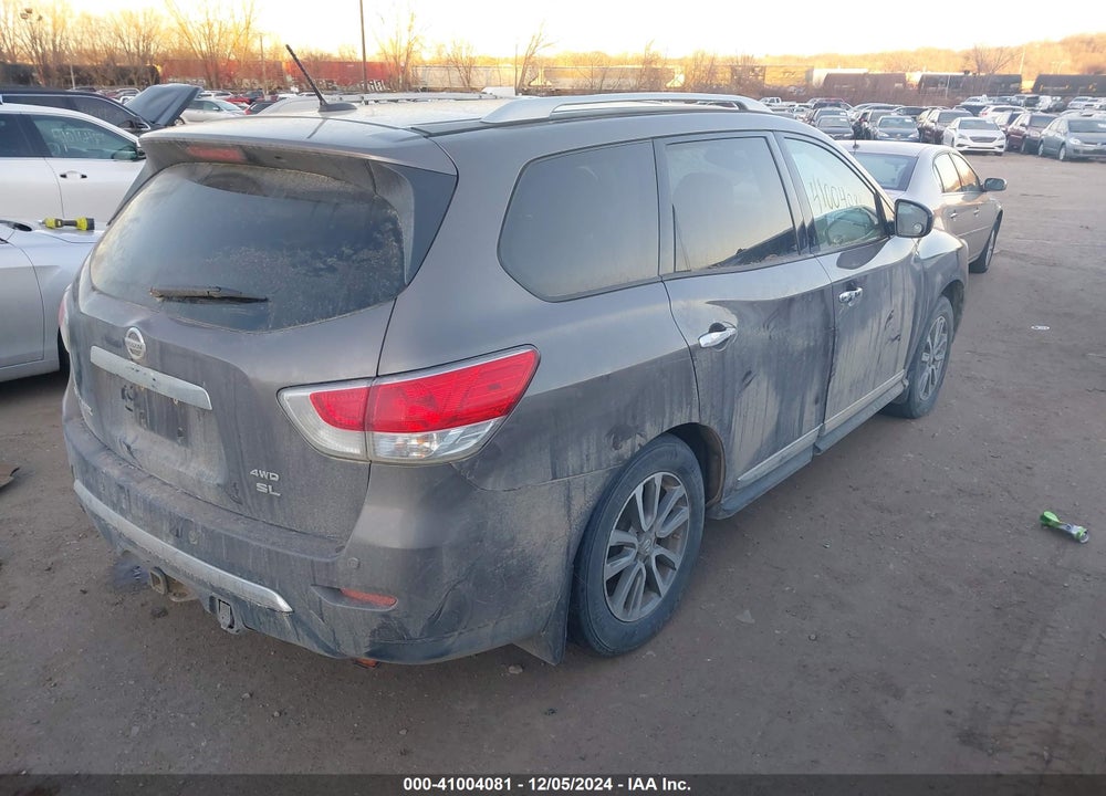 2013 NISSAN PATHFINDER SL VIN: 5N1AR2MM5DC604193