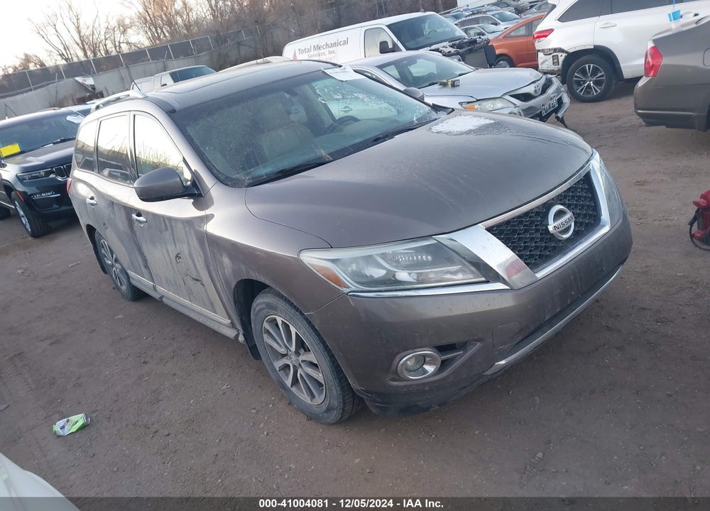 2013 NISSAN PATHFINDER SL VIN: 5N1AR2MM5DC604193