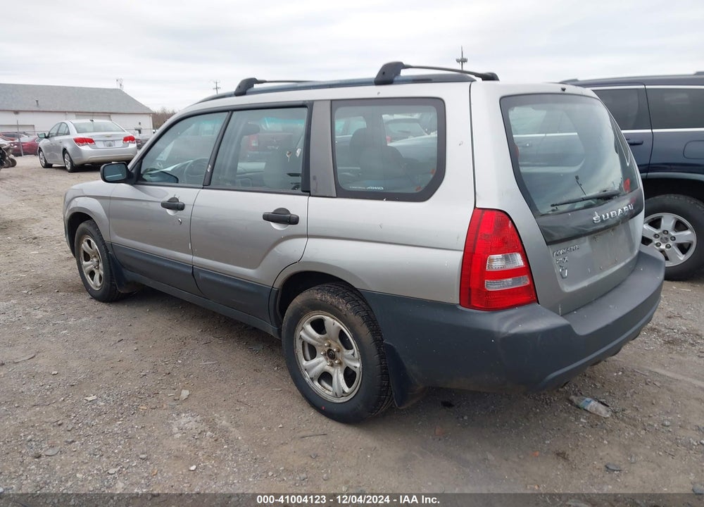 2005 SUBARU FORESTER 2.5X VIN: JF1SG63695H714893