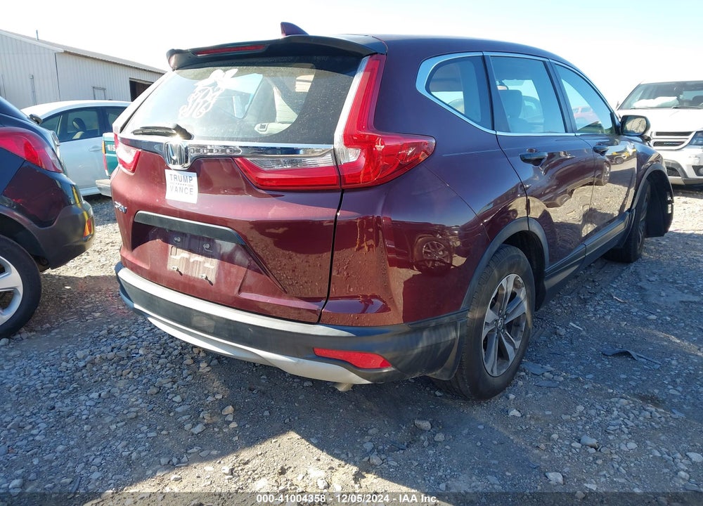 2017 HONDA CR-V LX VIN: 7FARW5H38HE009287