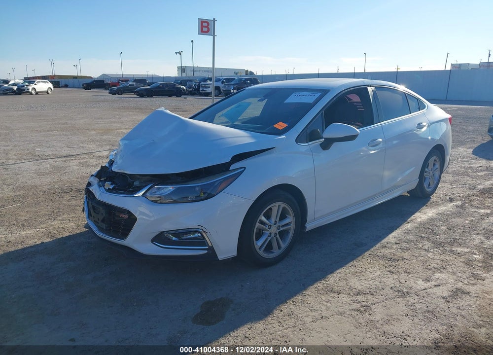 2016 CHEVROLET CRUZE LT AUTO VIN: 1G1BE5SM3G7251676