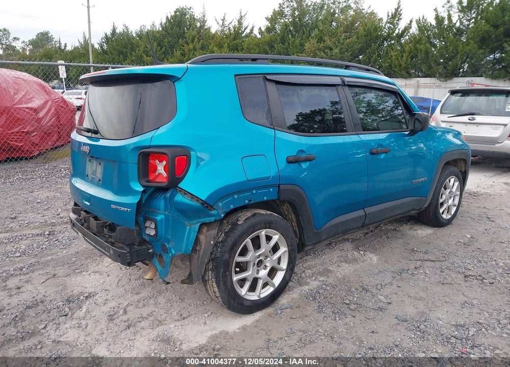 2021 JEEP RENEGADE SPORT FWD VIN: ZACNJCAB9MPM50294