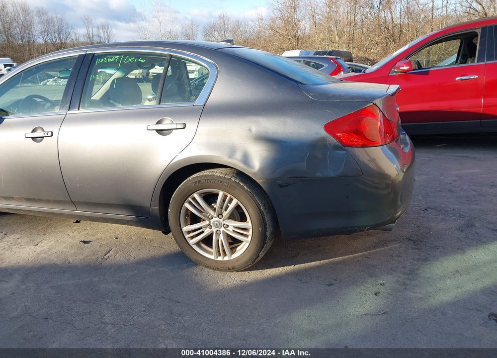 2012 INFINITI G25X VIN: JN1DV6AR6CM861458