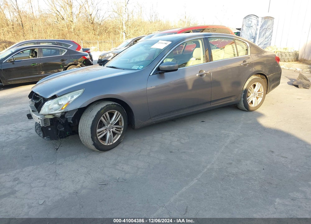 2012 INFINITI G25X VIN: JN1DV6AR6CM861458