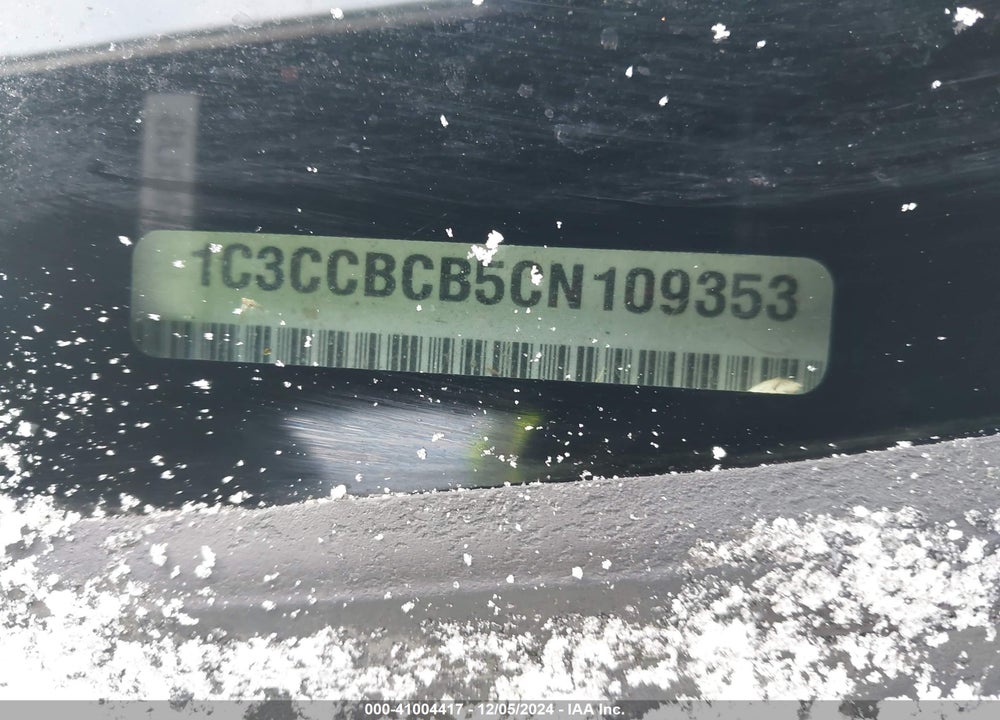 2012 CHRYSLER 200 LIMITED VIN: 1C3CCBCB5CN109353