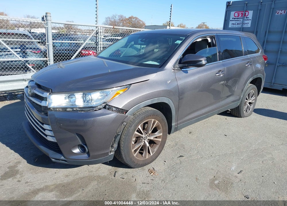 2019 TOYOTA HIGHLANDER LE VIN: 5TDZARFHXKS050183