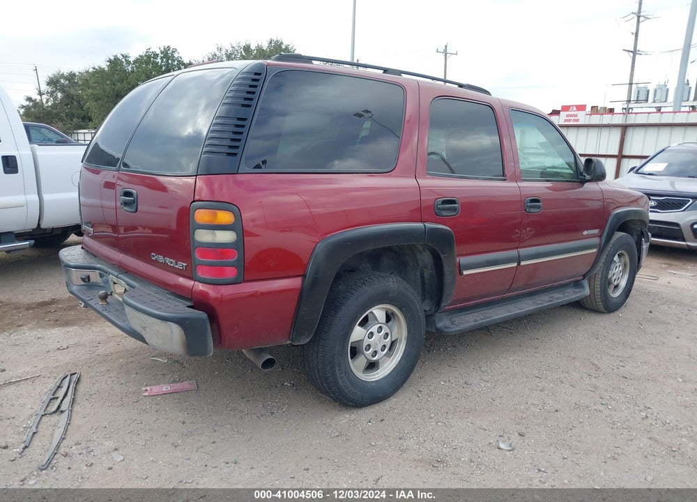 2003 CHEVROLET TAHOE LS VIN: 1GNEC13V43R250410