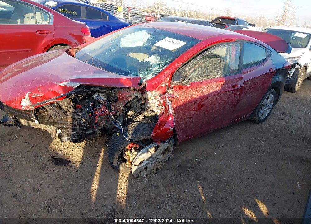 2013 HYUNDAI ELANTRA VIN: KMHDH4AE9DU731452