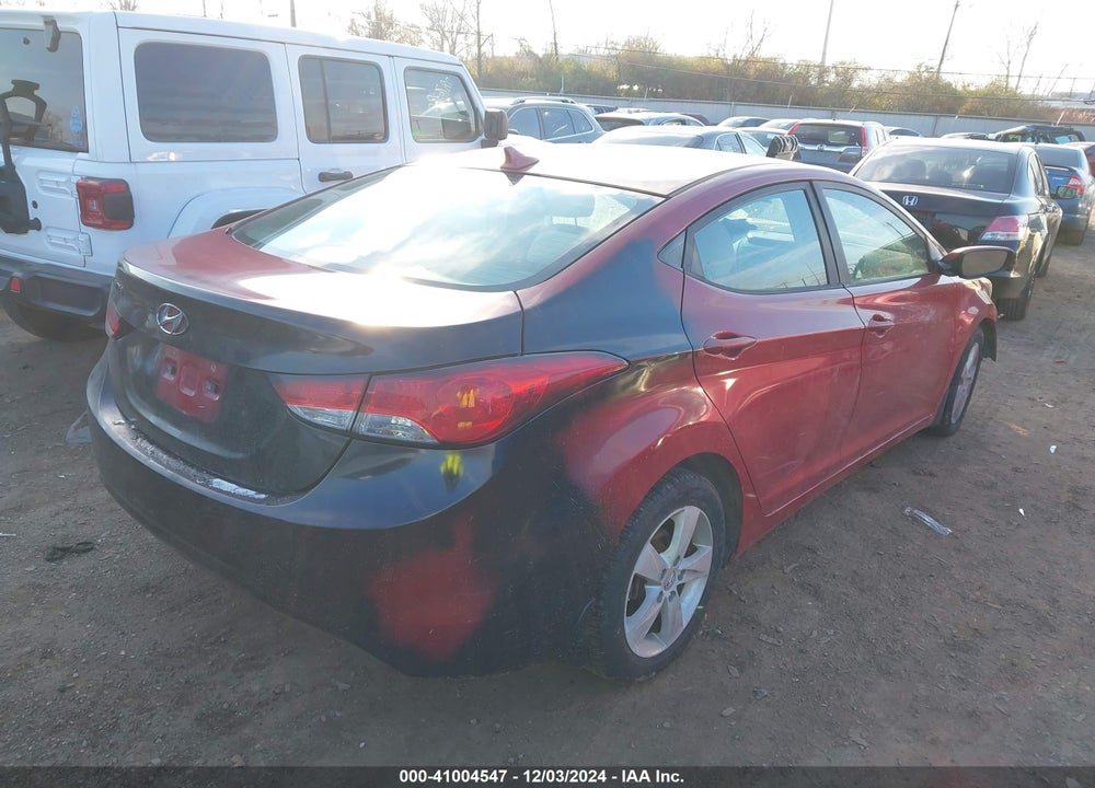 2013 HYUNDAI ELANTRA VIN: KMHDH4AE9DU731452
