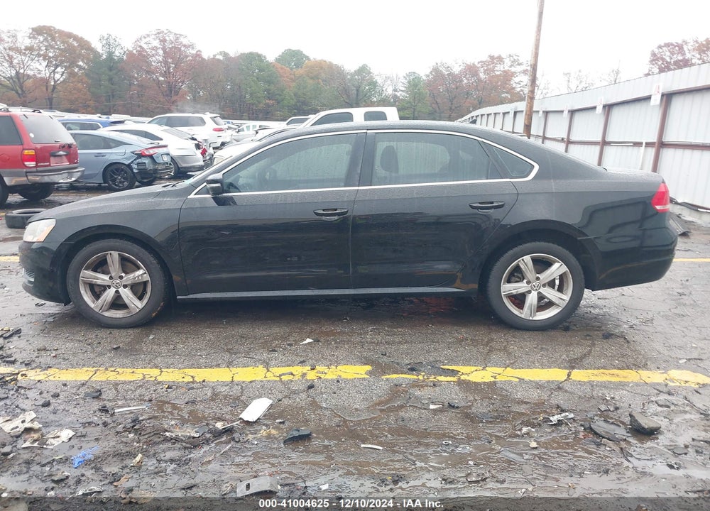 2013 VOLKSWAGEN PASSAT 2.5L SE VIN: 1VWBP7A34DC061455