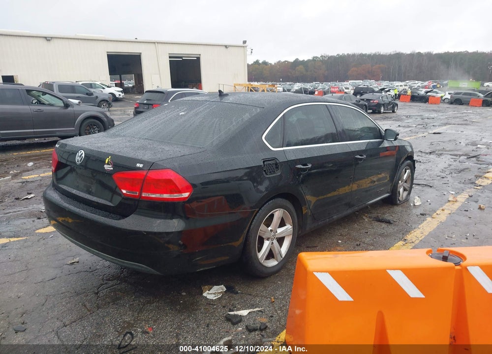 2013 VOLKSWAGEN PASSAT 2.5L SE VIN: 1VWBP7A34DC061455